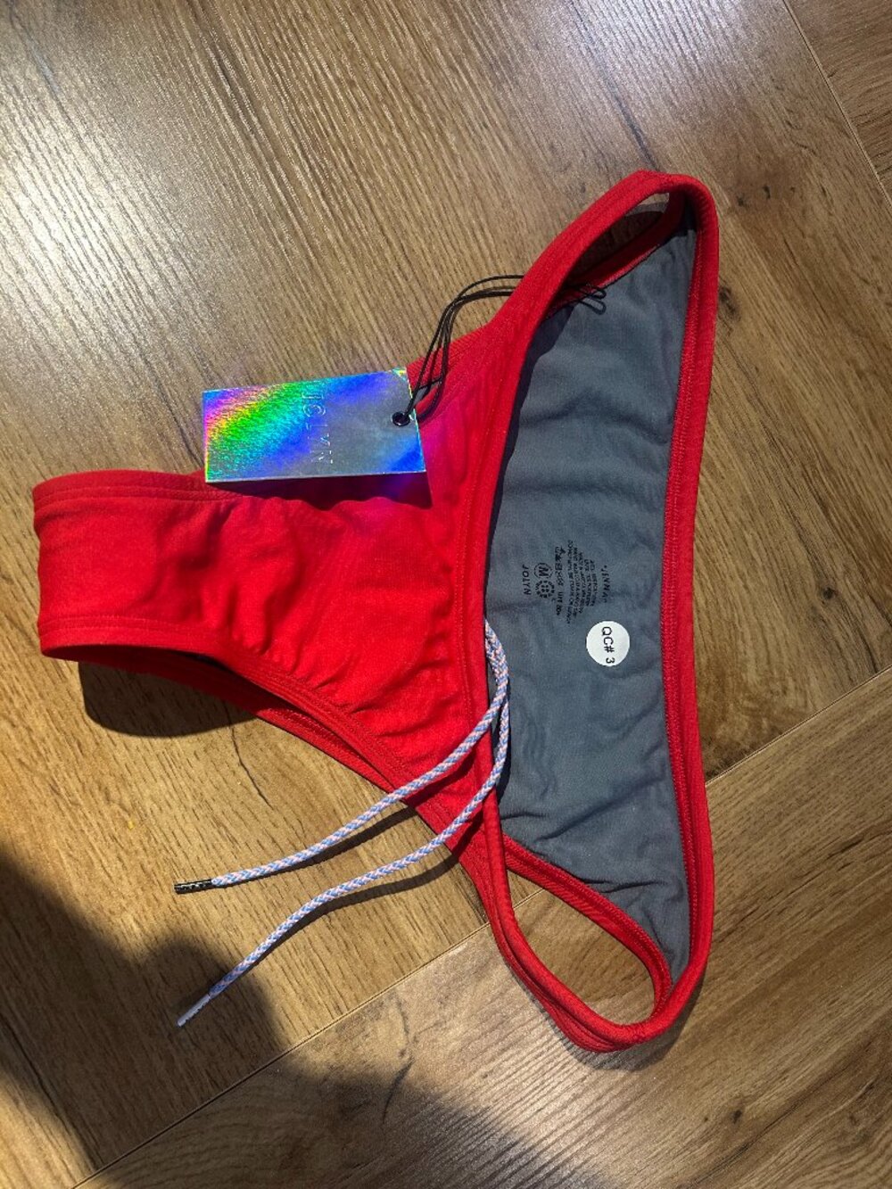 Jolyn Jenna Bikini Bottom NWT M Red